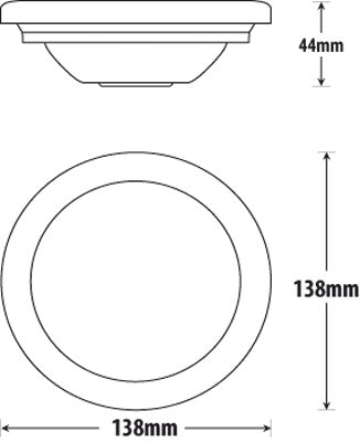 Roadvision Reverse Circular LED Rear Light