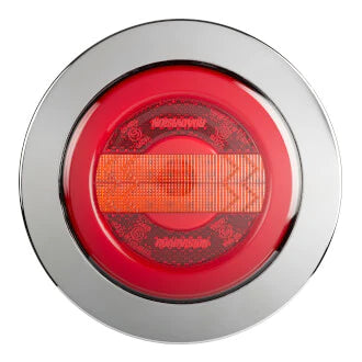 Roadvision LED Rear Indicator Tail Light Chrome Ring BR152ARC Recessed Mount