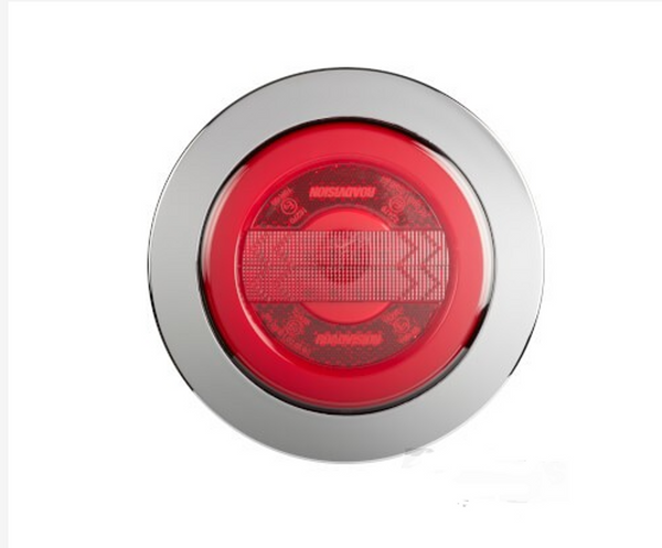 Roadvision LED Rear Stop Tail Light Chrome Ring Recessed mount BR152RRC