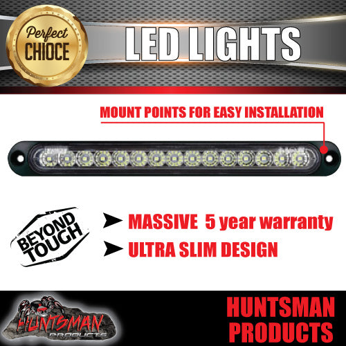 Roadvision LED Rear Ultra Slim Reverse Strip Light. 252mm x 28mm