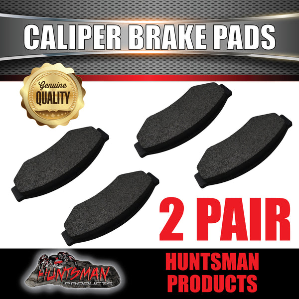 4 x Trailer Disc Brake Pads Suit ALKO Trojan Huntsman Hydraulic Caliper