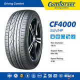 225/55R18 Comforser CF4000 SUV Tyre 102 XL. 225 55 18