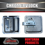 2x Stainless Steel Caravan RV Motorhome Trailer Canopy Lock. Pull Down Up Handle