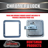 2x Stainless Steel Caravan RV Motorhome Trailer Canopy Lock. Pull Down Up Handle