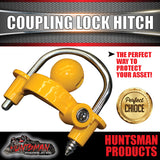 Heavy Duty Tow Ball Trailer Caravan Coupling Lock Hitch.