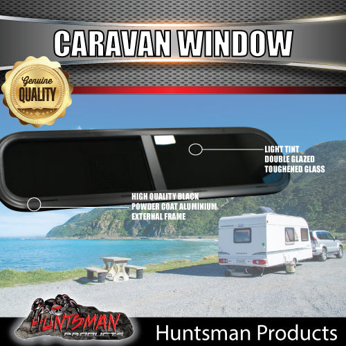 Slimline 1200mm x 300mm Caravan, Horse Float, Motorhome Sliding Window