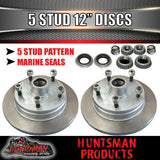 12" Trailer 5 Stud 5/150 PCD Suit Landcruiser Hydraulic Disc Brake Kit