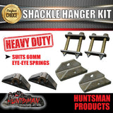 2000KG DIY Off Road Trailer Kit. Outback Springs, 12" Electric Brakes Solid Axle