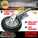 1600KG DIY Off Road Trailer Kit. Outback Springs, 10" J/Wheel, Poly Coupling
