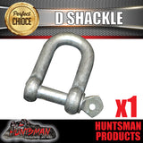 1X 10MM glavanised D Shackle. BOAT TRAILER CARAVAN TOW BAR