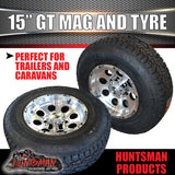 15" GT 6 Stud 15x8" Mag Wheel & 235/75R15 L/T 10 Ply Tyre. 235 75 15