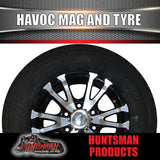 16x7 6 Stud Trailer Caravan Havoc Alloy Rim & 225/75R16C Tyre. 225 75 16