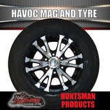 15" 6 Stud Trailer Caravan Havoc Alloy Rim & 225/70R15C Tyre. 225 70 15
