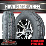 14" Havoc Trailer Caravan Alloy & 185R14C Tyre suits HT Holden pattern. 185 14