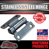 x2 Stainless Steel Butterfly Door Hinge (59mm x 60mm)