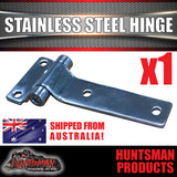 x1 Stainless Steel Flush Mount Hinge For Truck Trailer Boat Box Cabinet