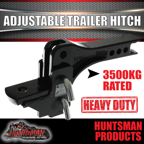 Pro Series Heavy Duty Quick Release Trailer Ball Mount. 3500Kg Rated PRO7217