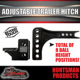 Pro Series Heavy Duty Quick Release Trailer Ball Mount. 3500Kg Rated PRO7217