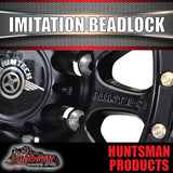 17x8.5 Imitation Beadlock Alloy Mag Wheel 6/139.7 Black finish. 0 Offset