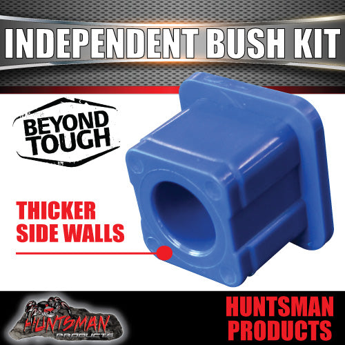 X8 New Style Independent suspension Neoprene Thicker Bushes 38mm Square, 22mm ID