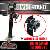 x4 caravan trailer canopy jack stands 907kg rated each. 385mm extension 050101