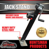 x4 caravan trailer canopy jack stands 907kg rated each. 385mm extension 050101