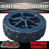 6" Replacement Trailer Caravan Plastic Wheel for Jockey Wheel.