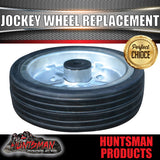 8" Trailer Caravan Replacement Rubber Wheel for Jockey Wheel.