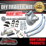 DIY 1600KG CARAVAN, BOAT TRAILER KIT. L/C 12" HYDRAULIC DISC. EYE TO EYE SPRINGS