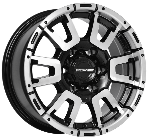 16X7 +15 PDW KRATER 6/139.7 MAG WHEELS, ALLOY MAGS TRITON HILUX RANGER
