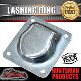 10x Zinc Plated Lashing Ring tie Down Anchor Points. 105mm x 95mm For Truck Trailer