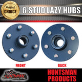 2x 6 stud trailer hubs 6/139.7 pcd & S/L bearings suits Toyota