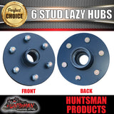 2x 6 Stud Trailer Hubs Suit Toyota 6/139.7 PCD & LM Bearing Kits.