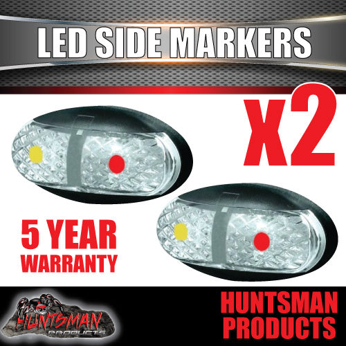 2x Roadvision clearance LED Side Marker Light 2.5m Cable