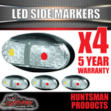 4x Roadvision clearance LED Side Marker Light 2.5m Cable
