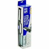Hayman Reese Hitch Step + 12V LED Lights. Rated 150Kg Aluminium