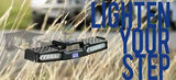 Hayman Reese Hitch Step + 12V LED Lights. Rated 150Kg Aluminium