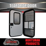 Caravan Teardrop Access Security Side door. LHS Hinge