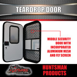 Caravan Teardrop Access Security Side door. LHS Hinge