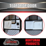 Caravan Teardrop Access Security Side door. LHS Hinge