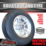 14" Ford pattern Caravan Trailer Bullet Alloy Wheel & 195R14C Tyre. 195 14