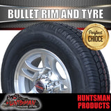 16" & 245/75R16 LT Tyre 6 Stud Bullet Alloy Mag Wheel. 245 75 16