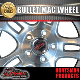 15x5 5 Stud Bullet Alloy Mag Wheel Rim: Ford pattern.  5/114.3 PCD
