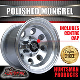 15X10 -44 Mongrel Alloy Rim 6/139.7 pcd Polished