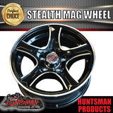 14X5.5 Trailer Caravan HT Holden Stealth Alloy Mag Wheel