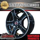 14X5.5 Trailer Caravan HT Holden Stealth Alloy Mag Wheel