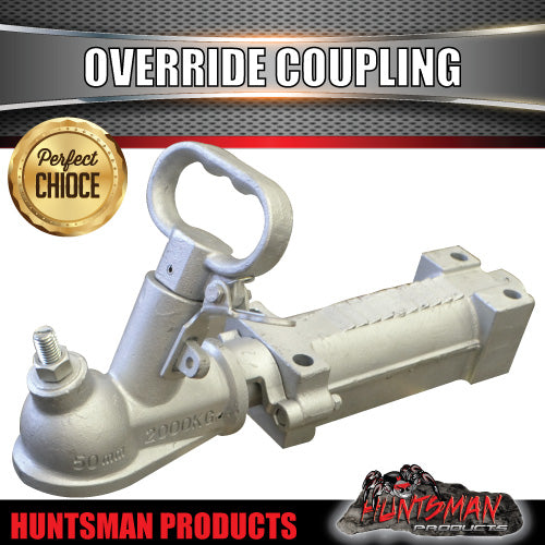 50mm Hydraulic Overrride Trailer Coupling & 3/4