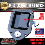 x2 Mini Black E coated Paddle Toolbox Lock Latch.