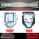 x1 Mini Stainless Steel Paddle Toolbox Lock Latch.