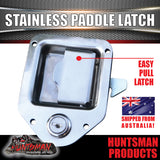 x1 Mini Stainless Steel Paddle Toolbox Lock Latch.